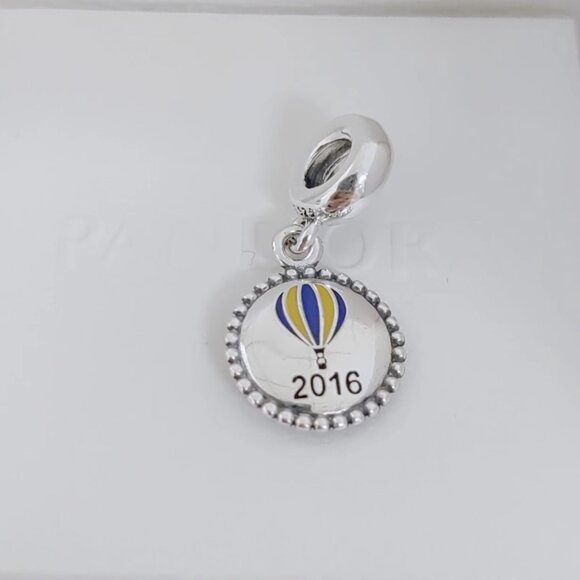 Pandora 2016 World Hot Air Balloon Exclusive Dangle Charm S925 Silver with box - Picture 4 of 11